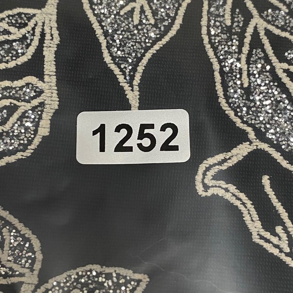 Vtg Women's Floral Metallic Top S Whimsigoth Fairy Grunge Dark Romantic - Picture 7 of 8